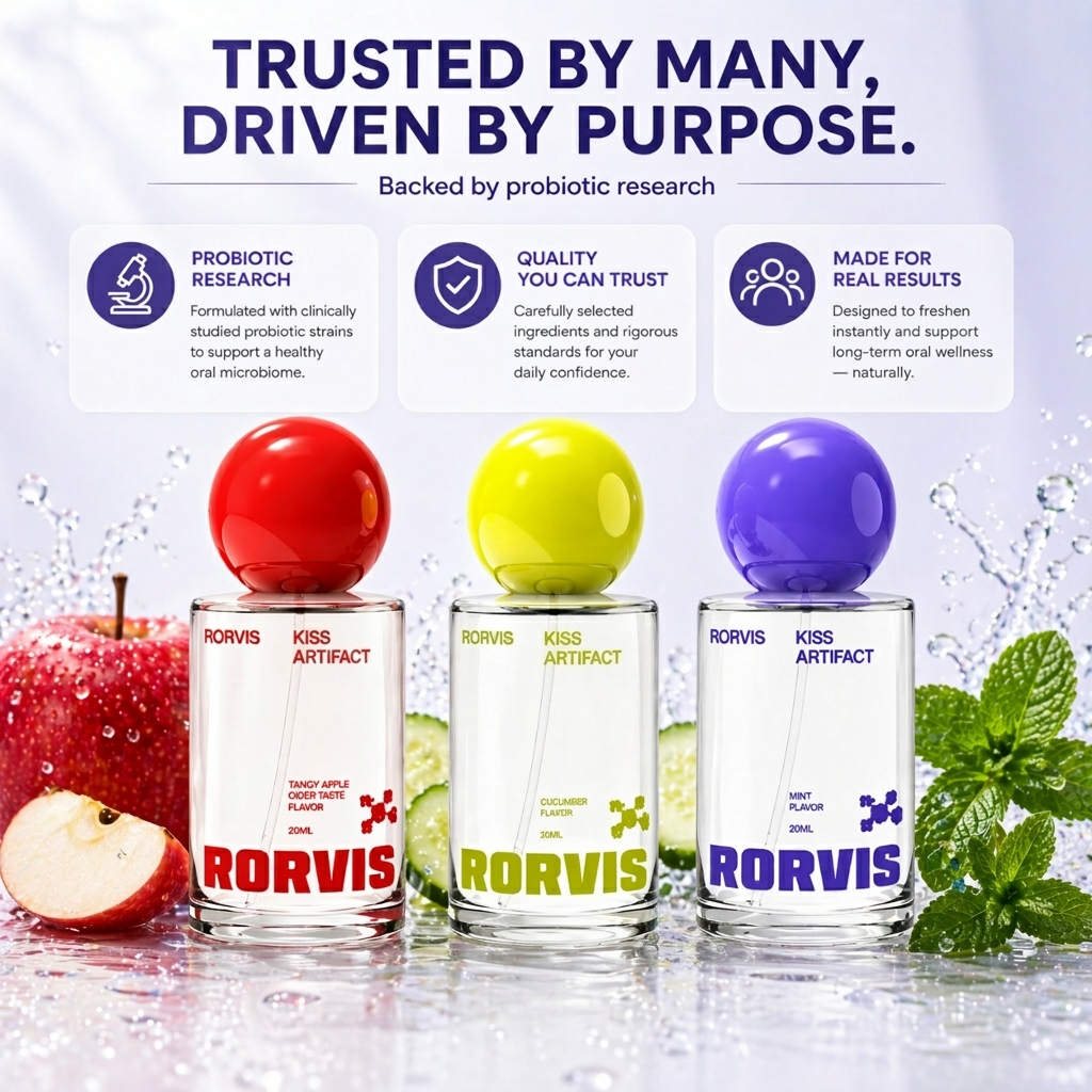 RORVIS™ Probiotic Oral Spray - 20ml - Stop worrying about your breath.