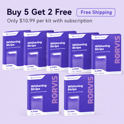 RORVIS™Whiter-Looking Teeth From The First Use — Without The Harsh Strip Experience